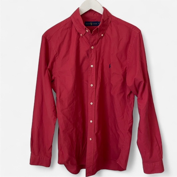 Ralph Lauren 100% Cotton Button Down Long Sleeve Shirt Men’s Medium - Picture 1 of 4